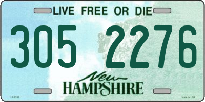 NH license plate 3052276