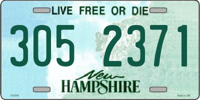 NH license plate 3052371
