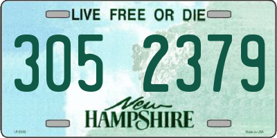 NH license plate 3052379