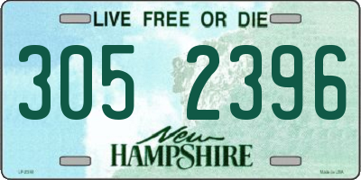 NH license plate 3052396