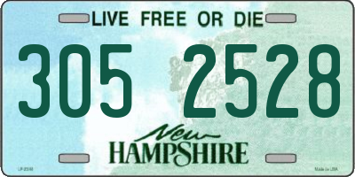 NH license plate 3052528