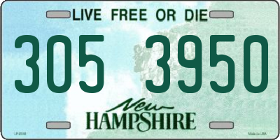 NH license plate 3053950