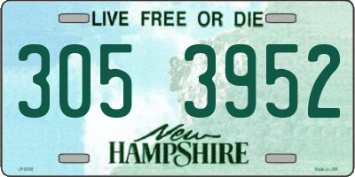 NH license plate 3053952