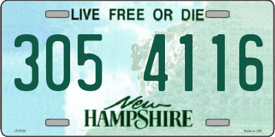 NH license plate 3054116