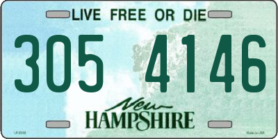 NH license plate 3054146