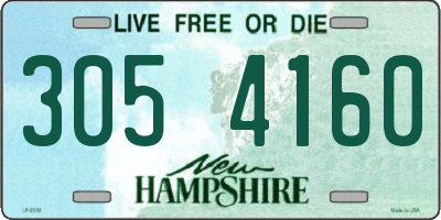 NH license plate 3054160