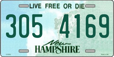 NH license plate 3054169