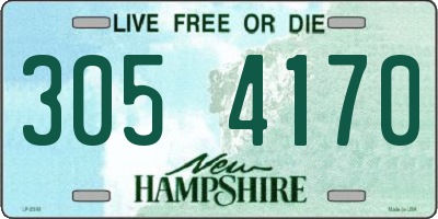 NH license plate 3054170