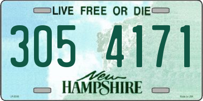 NH license plate 3054171