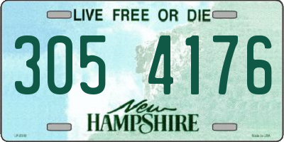 NH license plate 3054176