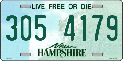 NH license plate 3054179