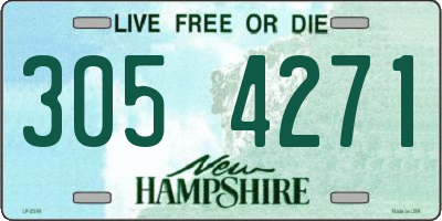 NH license plate 3054271