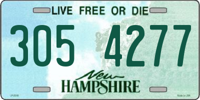 NH license plate 3054277
