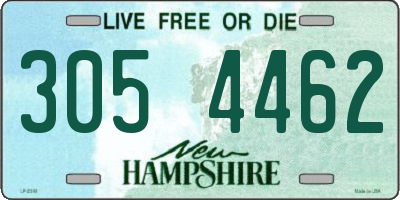 NH license plate 3054462