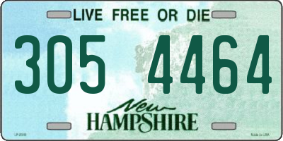 NH license plate 3054464