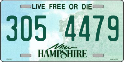 NH license plate 3054479