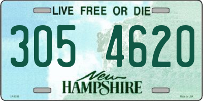 NH license plate 3054620