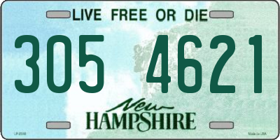 NH license plate 3054621