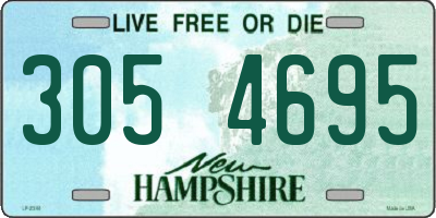NH license plate 3054695