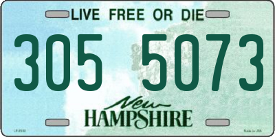 NH license plate 3055073