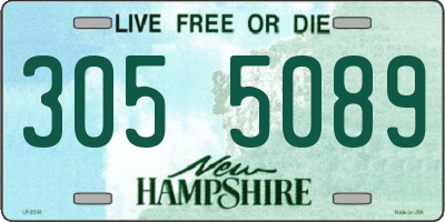 NH license plate 3055089