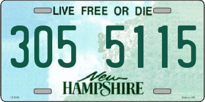 NH license plate 3055115
