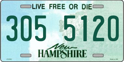 NH license plate 3055120