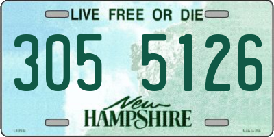 NH license plate 3055126