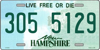 NH license plate 3055129