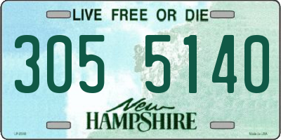 NH license plate 3055140