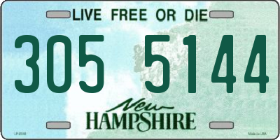 NH license plate 3055144