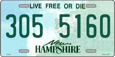 NH license plate 3055160