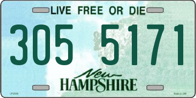 NH license plate 3055171