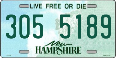 NH license plate 3055189