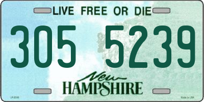 NH license plate 3055239