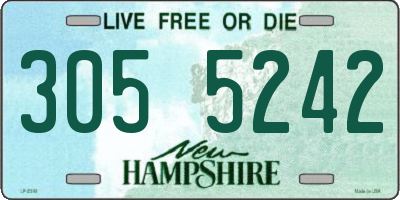 NH license plate 3055242