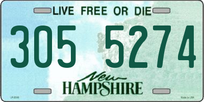 NH license plate 3055274