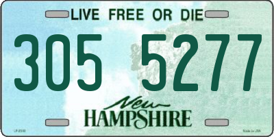 NH license plate 3055277