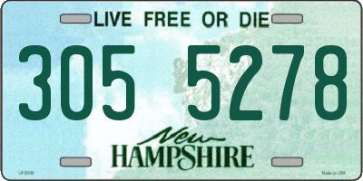 NH license plate 3055278
