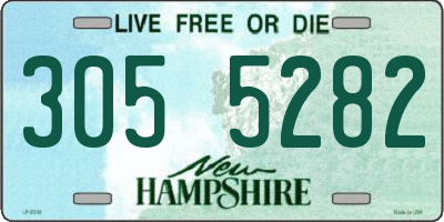 NH license plate 3055282