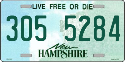 NH license plate 3055284
