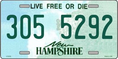 NH license plate 3055292