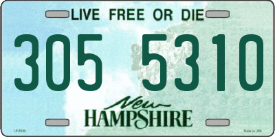 NH license plate 3055310