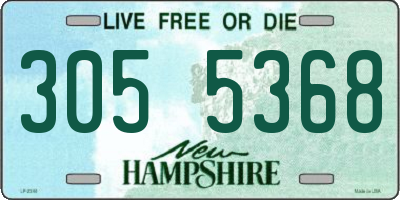 NH license plate 3055368