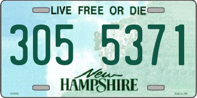 NH license plate 3055371