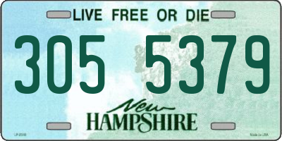 NH license plate 3055379