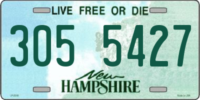 NH license plate 3055427