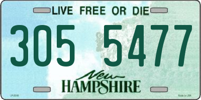 NH license plate 3055477