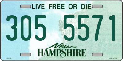 NH license plate 3055571