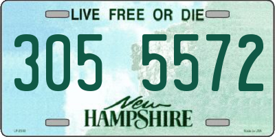 NH license plate 3055572
